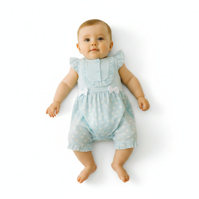 Baby Girls Woven Blouse and Shorts Set with Bows (NB-9m) (PK6) - BIS-2120-6381
