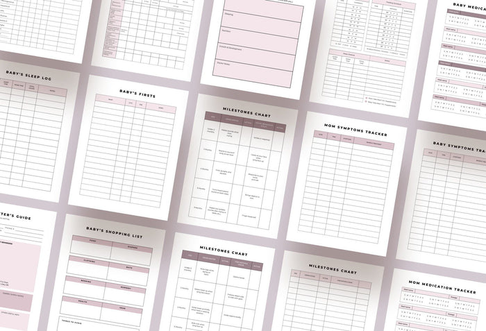 Ladystrategist Baby Planner Canva Template instagram canva templates social media templates etsy free canva templates