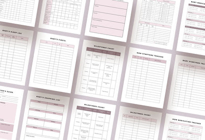 Ladystrategist Baby Planner Canva Template instagram canva templates social media templates etsy free canva templates