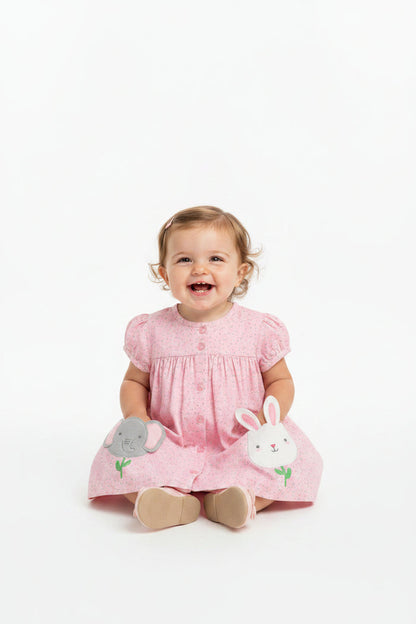 Baby Summer Dress - Tulips (1-2yrs) (PK6) - K34215