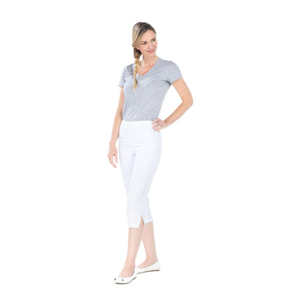 Bahamas - Cropped pants - Women - Elastic waistband - without pocket