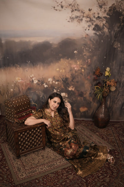 Banarasi Assi Long Kaftan