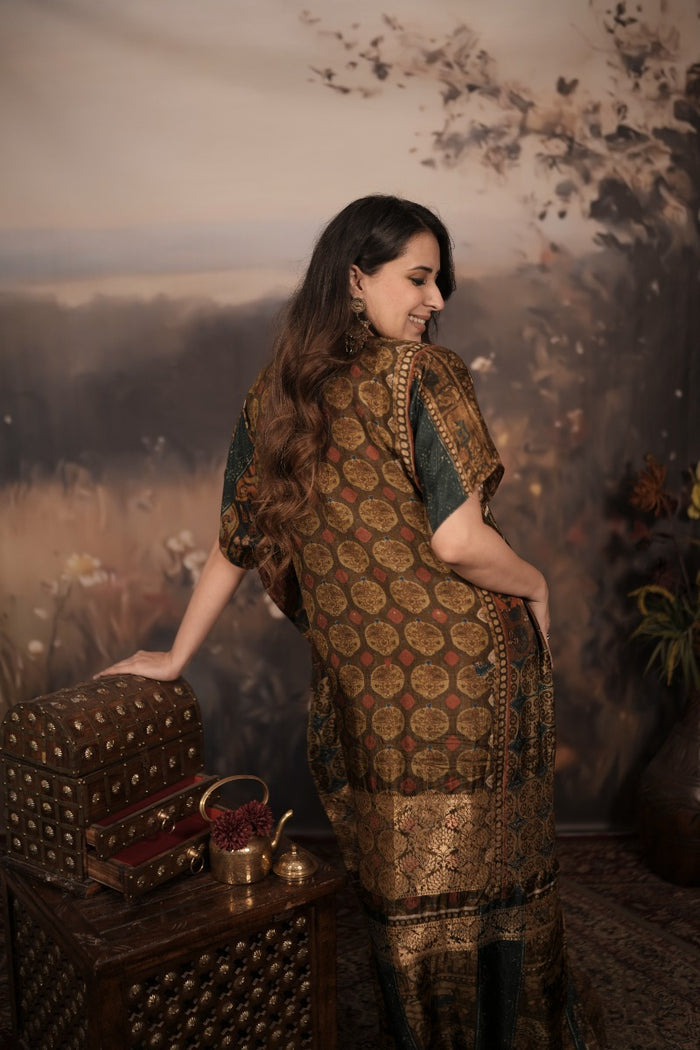 Banarasi Assi Long Kaftan