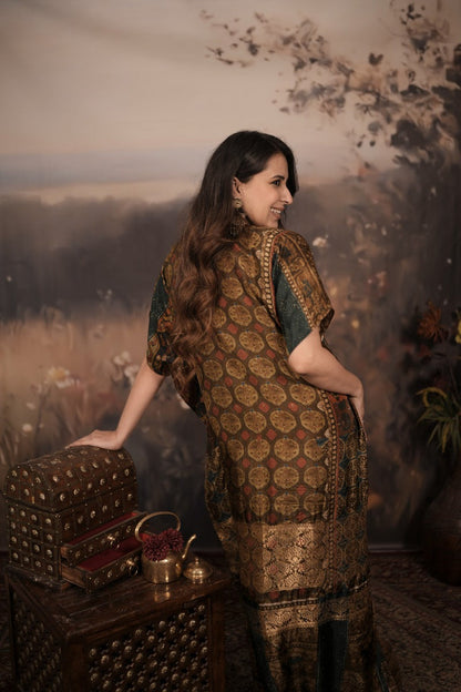 Banarasi Assi Long Kaftan