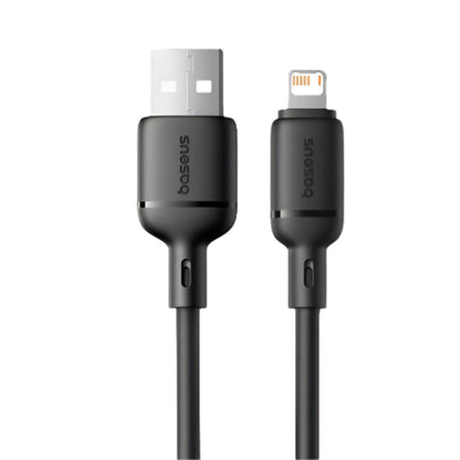 Baseus Silky Series USB-A to Lightning Fast Charging Cable 2m 2.4A — Cluster Black