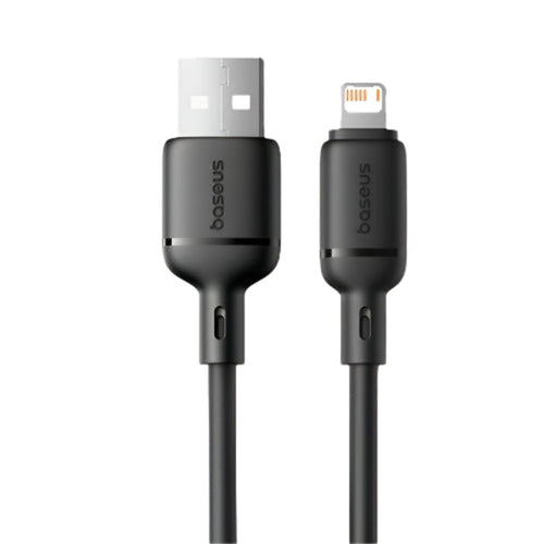 Baseus Silky Series USB-A to Lightning Fast Charging Cable 2m 2.4A — Cluster Black