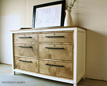 Basic 6 Drawer Dresser Building Plan