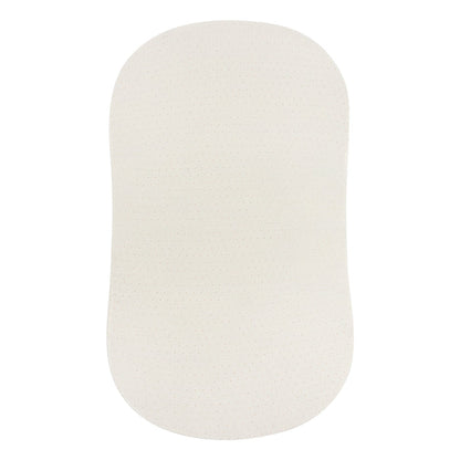 yellow polka dot bassinet sheet