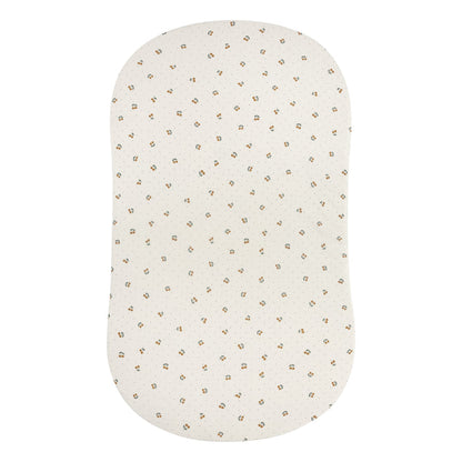 yellow cherry bassinet sheet