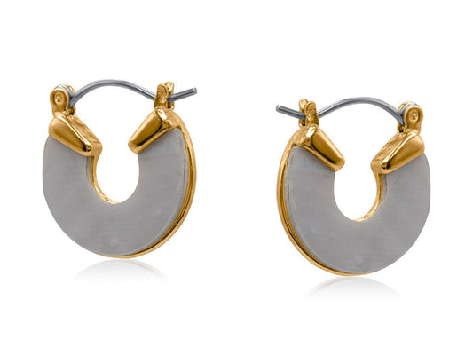 Bella Discreet Hoop Earrings - Gold