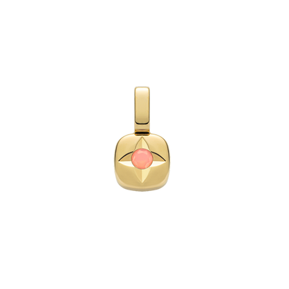 Birthstone Charm July Gold