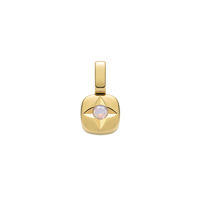 Birthstone Charm June Gold
