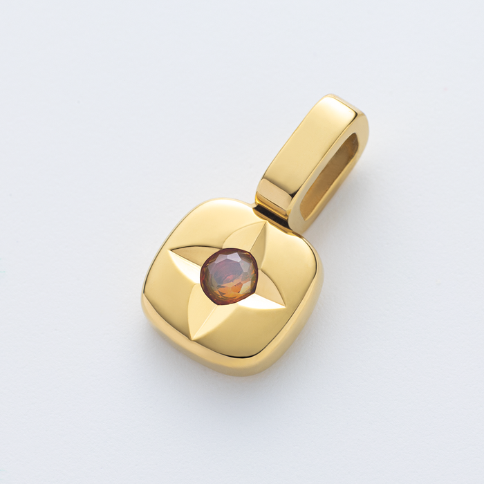 Birthstone November Halskette Gold