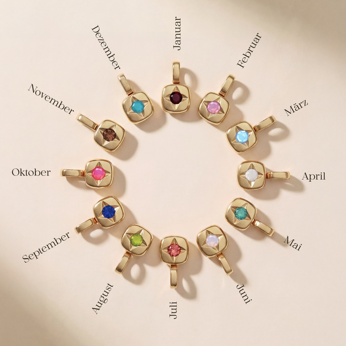 Birthstone November Halskette Gold