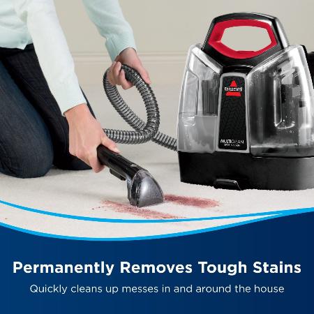 Bissell Canister Vacuum Multiclan Spot & Cain, 1600Watts, Black