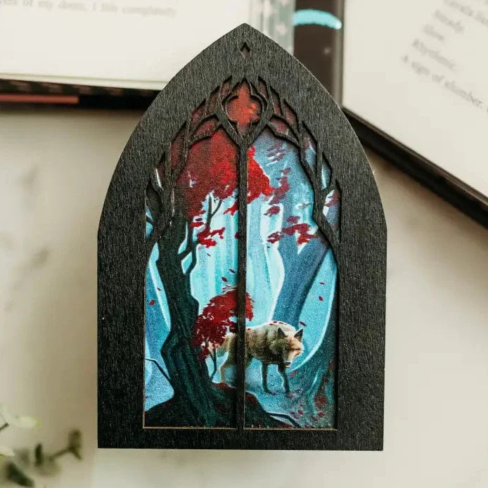 Blood and Ash Inspired: Blood Forest Wanderlust Window