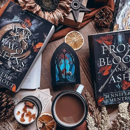 Blood and Ash Inspired: Blood Forest Wanderlust Window