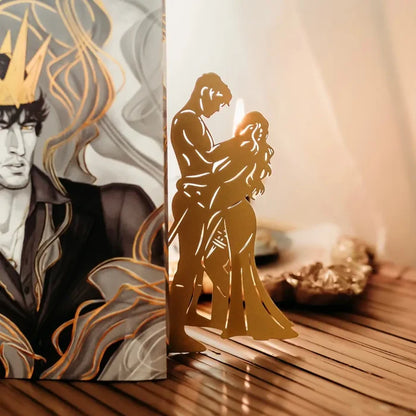 Blood and Ash Inspired: Poppy & Casteel Bookshelf Silhouette Accessories