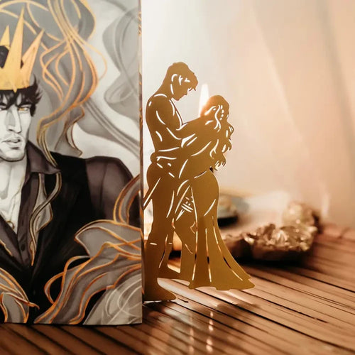 Blood and Ash Inspired: Poppy & Casteel Bookshelf Silhouette Accessories
