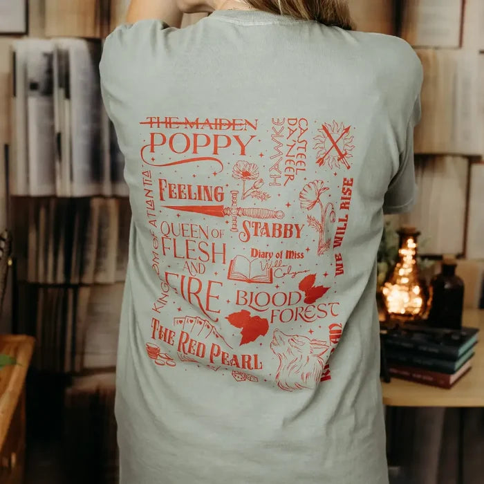 Blood and Ash Lover Heavy Weight Tee Shirt