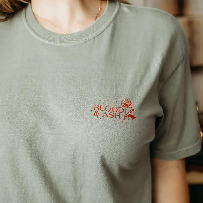 Blood and Ash Lover Heavy Weight Tee Shirt