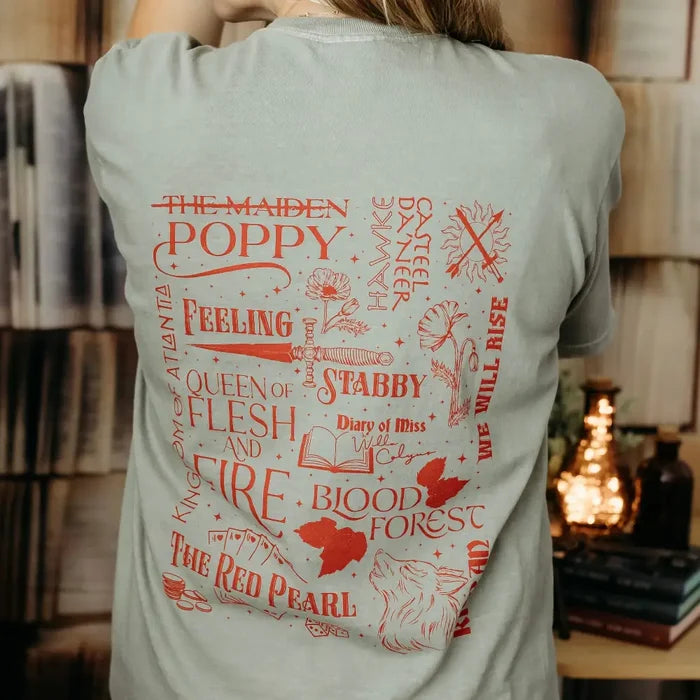 Blood and Ash Lover Heavy Weight Tee Shirt