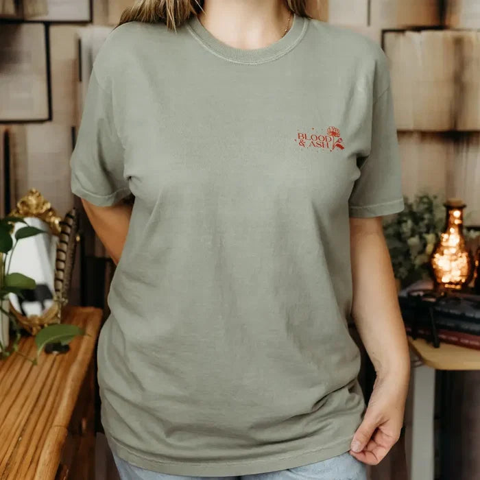 Blood and Ash Lover Heavy Weight Tee Shirt