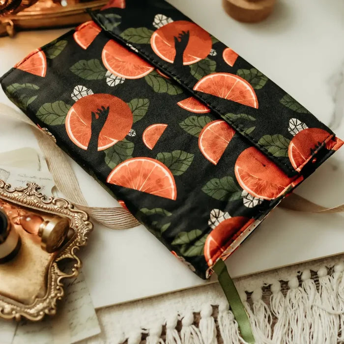 Blood Orange Inspired Fabric Dust Jacket Bags