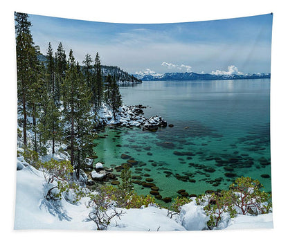 Blue Bird Secret Cove By Brad Scott - Tapestry