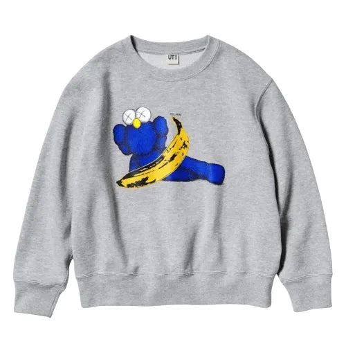 Bluza KAWS + WARHOL UT GRAPHIC SWEATSHIRT S KAWS X UNIQLO Bluzy