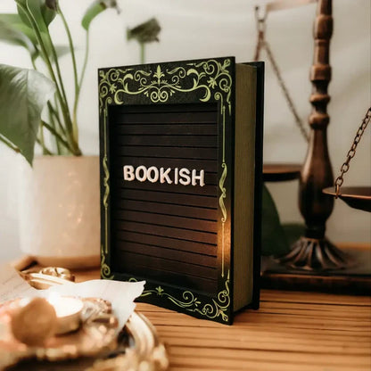 Bookish Letter Board Home