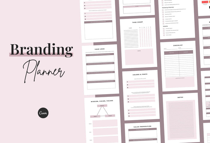 Ladystrategist Branding Planner Canva Template instagram canva templates social media templates etsy free canva templates