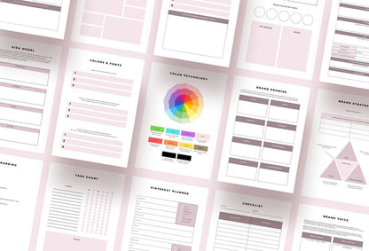 Ladystrategist Branding Planner Canva Template instagram canva templates social media templates etsy free canva templates