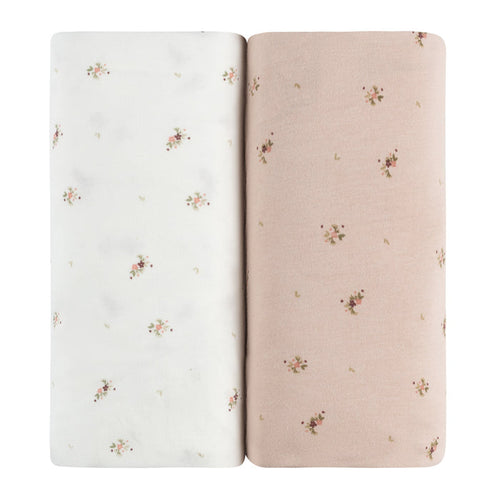 floral crib sheet set 2 pack