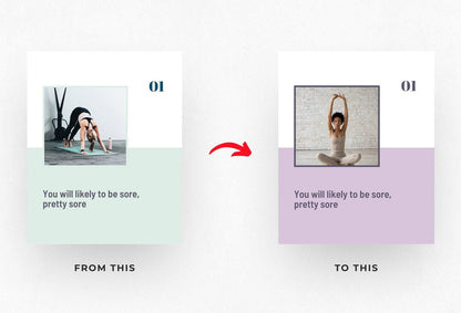 Ladystrategist Brielle Fitness 6-Page Carousel Canva Template instagram canva templates social media templates etsy free canva templates