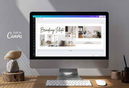 Ladystrategist Broadway Facebook Cover for Photographers - Editable Canva Template instagram canva templates social media templates etsy free canva templates