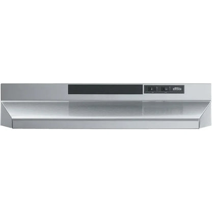 Broan F40000 Series 30 in. Ducted Under Cabinet Range Hood with 160 MAX Blower CFM in Stainless Steel (F403004) main image.
