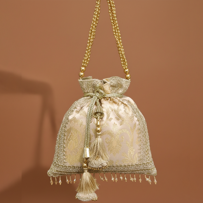 Brocade Silk Potli