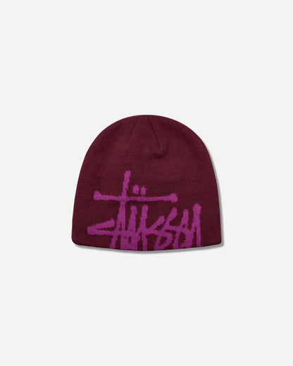 Stüssy Brushed Out Basic Skullcap Plum Hats Caps 1321279SJ 0805