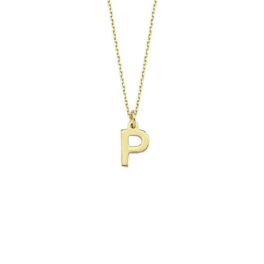 Buchstabe P Goldkette
