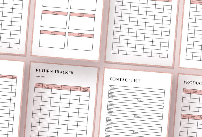 Ladystrategist 10 Page Business Operations Plan - Fully Editable Canva Template instagram canva templates social media templates etsy free canva templates