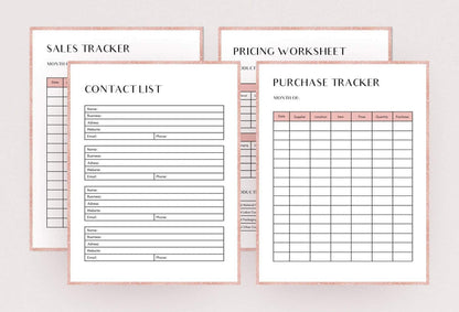 Ladystrategist 10 Page Business Operations Plan - Fully Editable Canva Template instagram canva templates social media templates etsy free canva templates