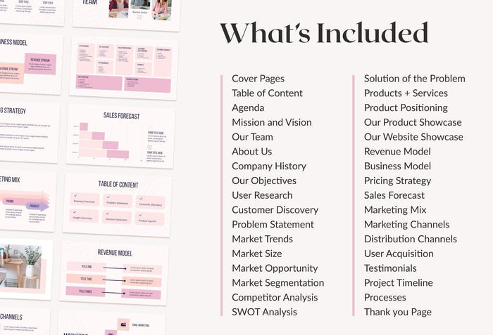 Ladystrategist Business Plan Presentation Sweet Collection Fully Editable Canva Template instagram canva templates social media templates etsy free canva templates