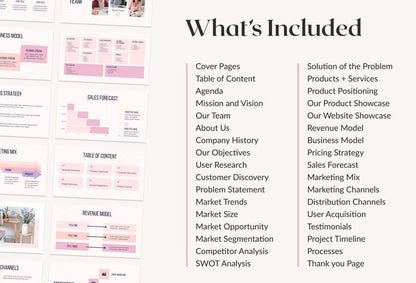 Ladystrategist Business Plan Presentation Sweet Collection Fully Editable Canva Template instagram canva templates social media templates etsy free canva templates