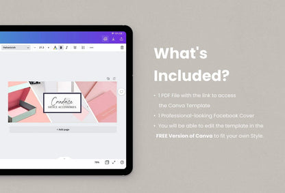 Ladystrategist Candace Facebook Cover Canva Template instagram canva templates social media templates etsy free canva templates