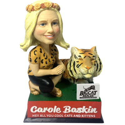 Carole Baskin Howard Baskin Talking Bobbleheads