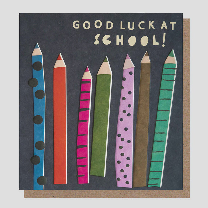 Caroline Gardner Good Luck At School! Greetings Card