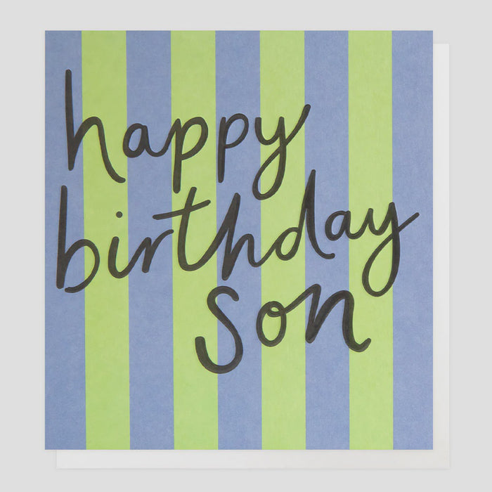 Caroline Gardner Happy Birthday Son Greetings Card