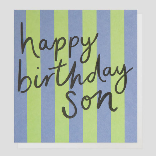 Caroline Gardner Happy Birthday Son Greetings Card
