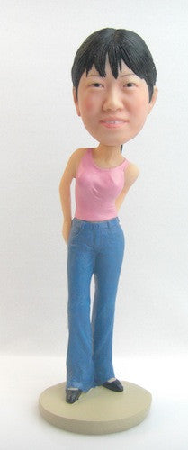 Casual Female Bobblehead #18 - National Bobblehead HOF Store